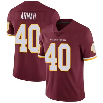 Men's Alex Armah Washington Commanders Limited Burgundy Team Color Vapor Untouchable Jersey