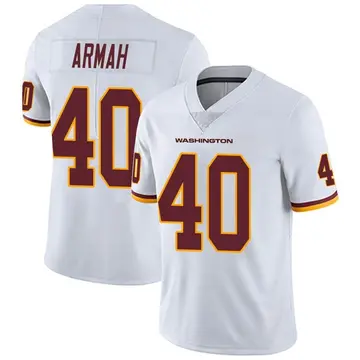 Men's Alex Armah Washington Commanders Limited White Vapor Untouchable Jersey