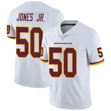 Men's Andre Jones Jr. Washington Commanders Limited White Vapor Untouchable Jersey