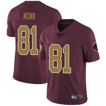 Men's Art Monk Washington Commanders Limited Burgundy Alternate Vapor Untouchable Jersey