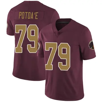 Men's Benning Potoa'e Washington Commanders Limited Burgundy Alternate Vapor Untouchable Jersey