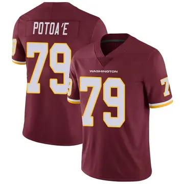 Men's Benning Potoa'e Washington Commanders Limited Burgundy Team Color Vapor Untouchable Jersey