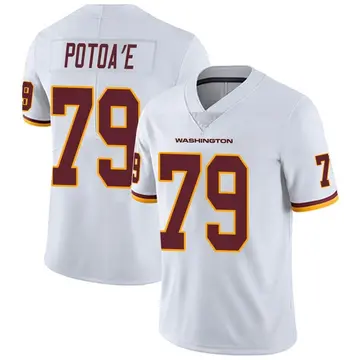 Men's Benning Potoa'e Washington Commanders Limited White Vapor Untouchable Jersey