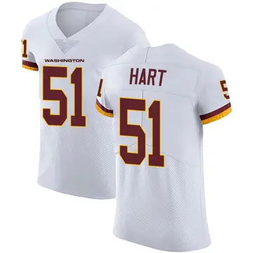 Men's Bobby Hart Washington Commanders Elite White Vapor Untouchable Jersey