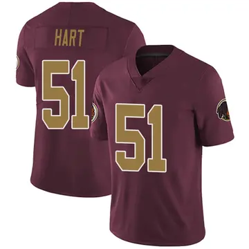 Men's Bobby Hart Washington Commanders Limited Burgundy Alternate Vapor Untouchable Jersey