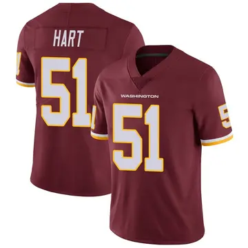 Men's Bobby Hart Washington Commanders Limited Burgundy Team Color Vapor Untouchable Jersey