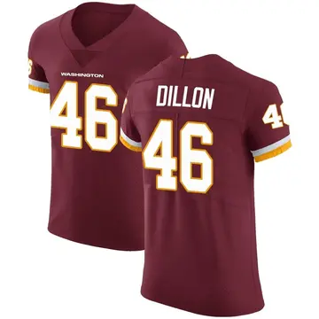 Men's Brandon Dillon Washington Commanders Elite Burgundy Team Color Vapor Untouchable Jersey