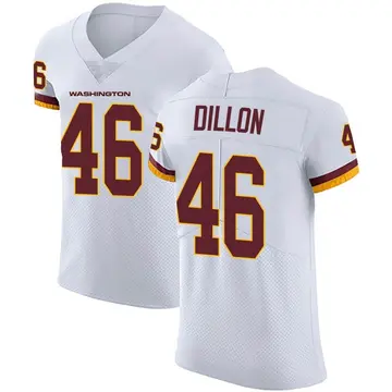 Men's Brandon Dillon Washington Commanders Elite White Vapor Untouchable Jersey