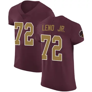 Men's Charles Leno Jr. Washington Commanders Elite Burgundy Alternate Vapor Untouchable Jersey