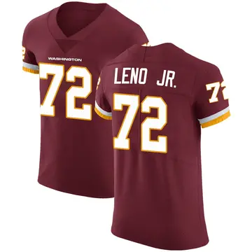 Men's Charles Leno Jr. Washington Commanders Elite Burgundy Team Color Vapor Untouchable Jersey