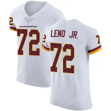 Men's Charles Leno Jr. Washington Commanders Elite White Vapor Untouchable Jersey