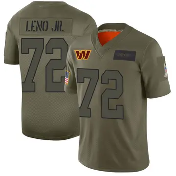 Men's Charles Leno Jr. Washington Commanders Limited Camo 2019 Salute to Service Jersey