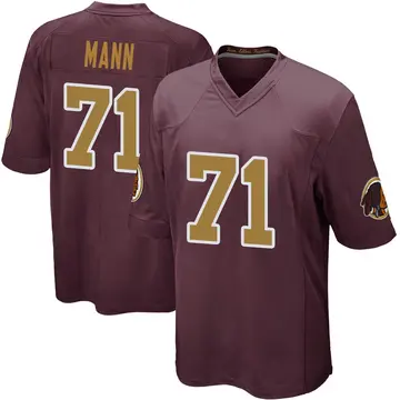 Men's Charles Mann Washington Commanders Game Burgundy Alternate Jersey