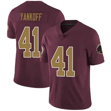 Men's Colson Yankoff Washington Commanders Limited Burgundy Alternate Vapor Untouchable Jersey