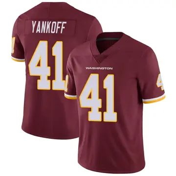 Men's Colson Yankoff Washington Commanders Limited Burgundy Team Color Vapor Untouchable Jersey