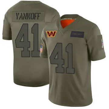 Men's Colson Yankoff Washington Commanders Limited Camo 2019 Salute to Service Jersey