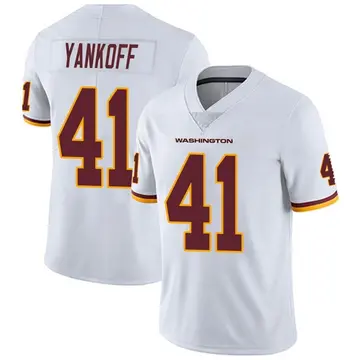 Men's Colson Yankoff Washington Commanders Limited White Vapor Untouchable Jersey