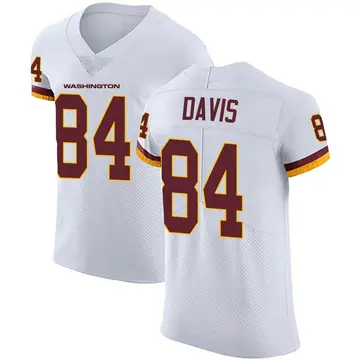 Men's Davion Davis Washington Commanders Elite White Vapor Untouchable Jersey