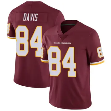 Men's Davion Davis Washington Commanders Limited Burgundy Team Color Vapor Untouchable Jersey