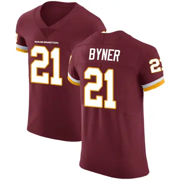 Men's Earnest Byner Washington Commanders Elite Burgundy Team Color Vapor Untouchable Jersey