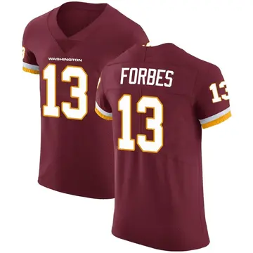 Men's Emmanuel Forbes Jr. Washington Commanders Elite Burgundy Team Color Vapor Untouchable Jersey