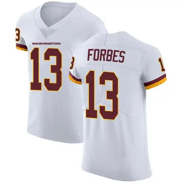 Men's Emmanuel Forbes Jr. Washington Commanders Elite White Vapor Untouchable Jersey