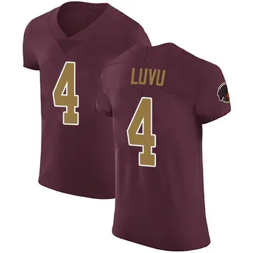 Men's Frankie Luvu Washington Commanders Elite Burgundy Alternate Vapor Untouchable Jersey