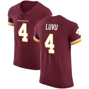 Men's Frankie Luvu Washington Commanders Elite Burgundy Team Color Vapor Untouchable Jersey