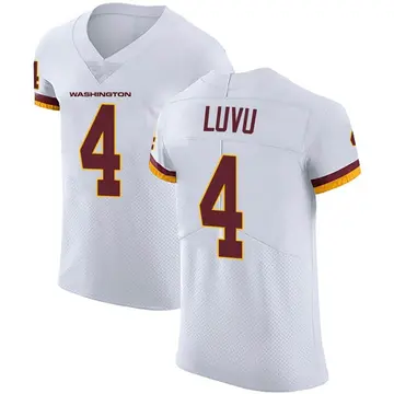 Men's Frankie Luvu Washington Commanders Elite White Vapor Untouchable Jersey