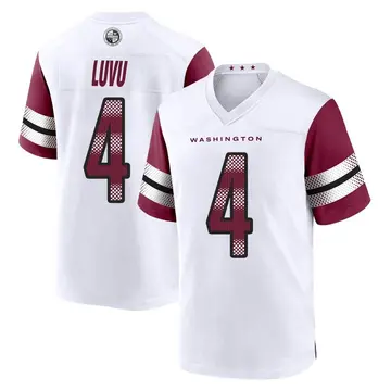 Men's Frankie Luvu Washington Commanders Game White Jersey