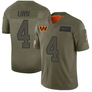 Men's Frankie Luvu Washington Commanders Limited Camo 2019 Salute to Service Jersey