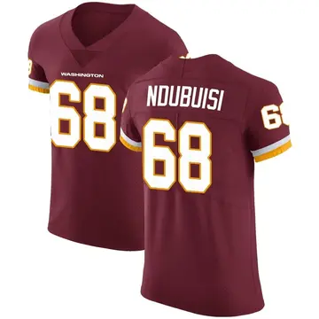 Men's Haggai Ndubuisi Washington Commanders Elite Burgundy Team Color Vapor Untouchable Jersey