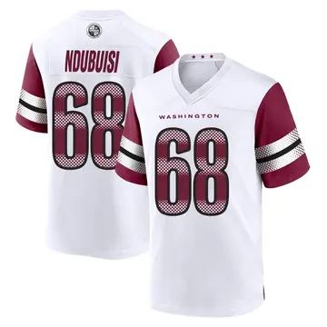 Men's Haggai Ndubuisi Washington Commanders Game White Jersey