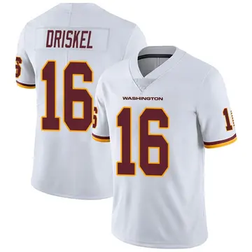 Men's Jeff Driskel Washington Commanders Limited White Vapor Untouchable Jersey