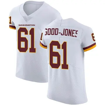 Men's Julian Good-Jones Washington Commanders Elite White Vapor Untouchable Jersey