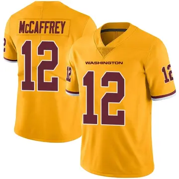 Men's Luke McCaffrey Washington Commanders Limited Gold Color Rush Jersey