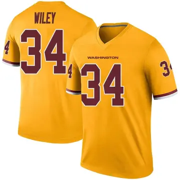 Men's Michael Wiley Washington Commanders Legend Gold Color Rush Jersey