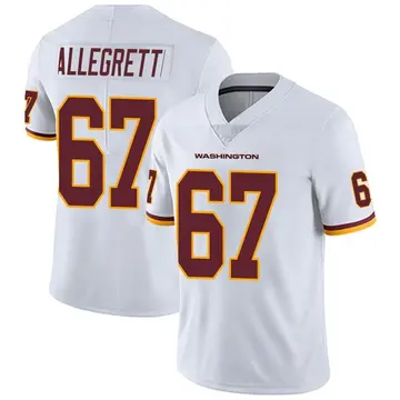 Men's Nick Allegretti Washington Commanders Limited White Vapor Untouchable Jersey