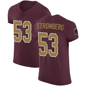 Men's Ricky Stromberg Washington Commanders Elite Burgundy Alternate Vapor Untouchable Jersey