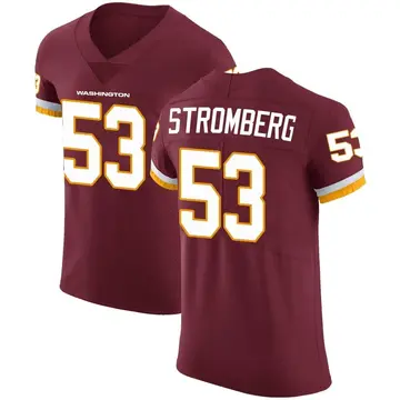 Men's Ricky Stromberg Washington Commanders Elite Burgundy Team Color Vapor Untouchable Jersey