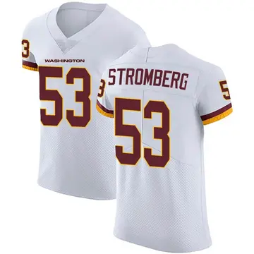 Men's Ricky Stromberg Washington Commanders Elite White Vapor Untouchable Jersey