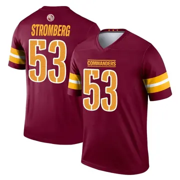 Men's Ricky Stromberg Washington Commanders Legend Burgundy Jersey