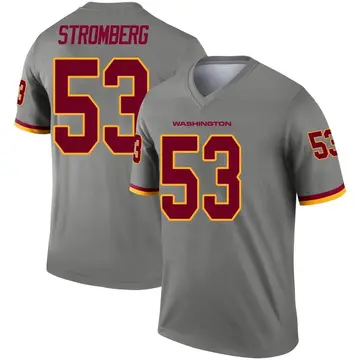 Men's Ricky Stromberg Washington Commanders Legend Gray Inverted Jersey