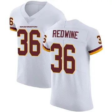 Men's Sheldrick Redwine Washington Commanders Elite White Vapor Untouchable Jersey