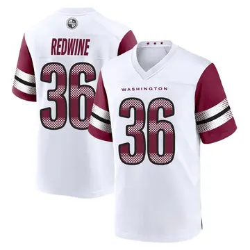 Men's Sheldrick Redwine Washington Commanders Game White Jersey