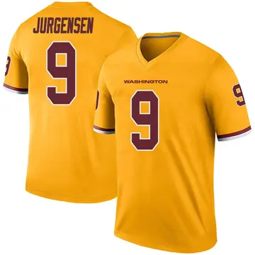 Men's Sonny Jurgensen Washington Commanders Legend Gold Color Rush Jersey