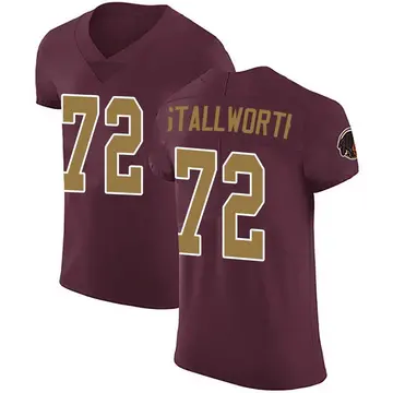 Men's Taylor Stallworth Washington Commanders Elite Burgundy Alternate Vapor Untouchable Jersey