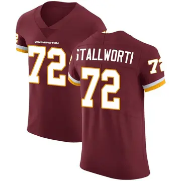 Men's Taylor Stallworth Washington Commanders Elite Burgundy Team Color Vapor Untouchable Jersey