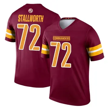 Men's Taylor Stallworth Washington Commanders Legend Burgundy Jersey