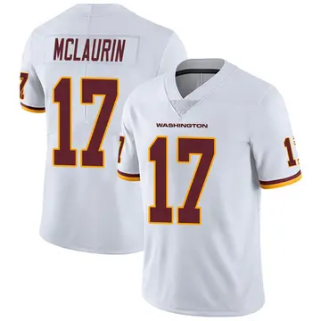 men's & youth Football Commanders Uniform #17 Terry McLaurin Jerseys White  90th Years Limited Shirts